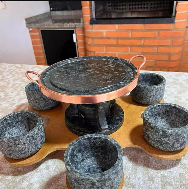 MaxGrill: Kit Churrasco Giratório Completo com Jogo 9 Peças + BRINDE ESPECIAL
