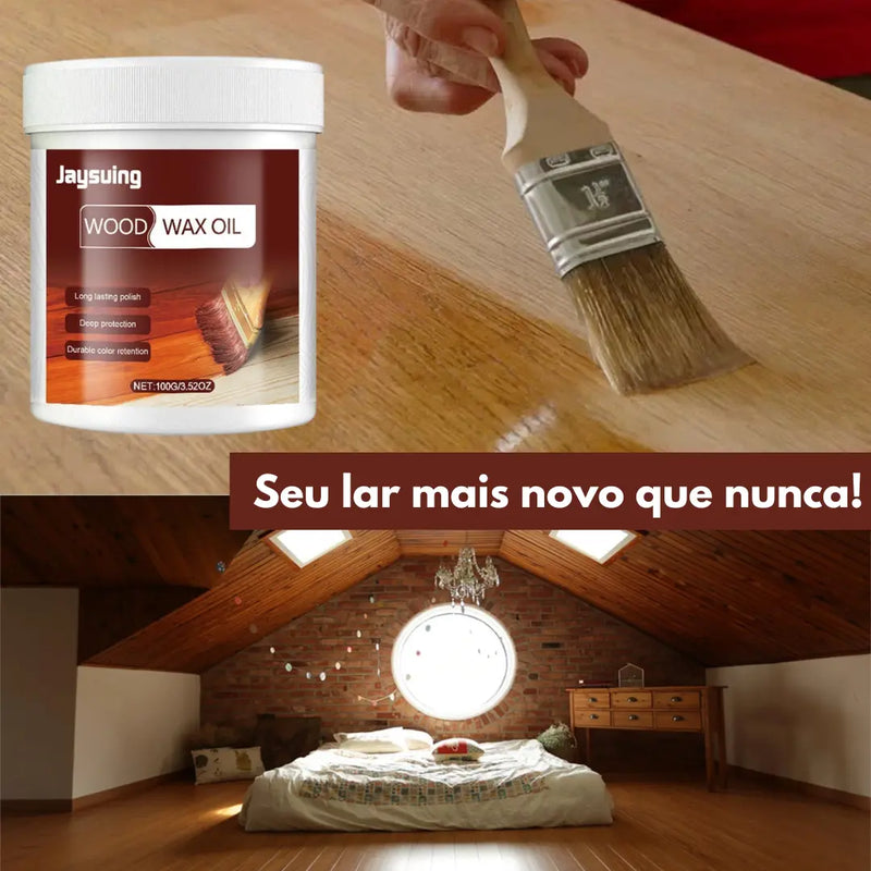 Wood Wax: Cera de Madeira Polonesa Anticorrosiva + OFERTA DE LANÇAMENTO (PAGUE 1 LEVE 3)