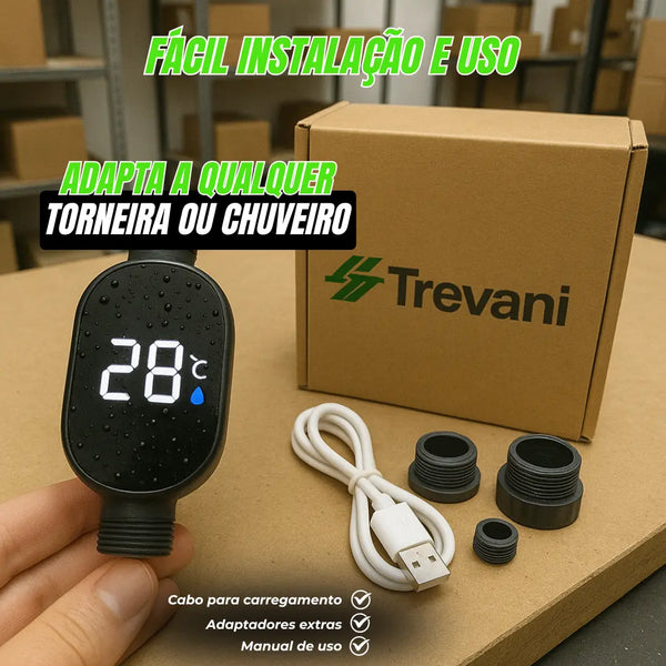 Aquecedor de Água Elétrico - Recarregável c/ Cabo USB - Temperatura Máxima 60 °C