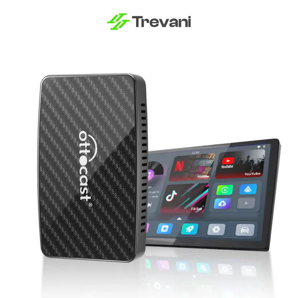 Ottocast PlayVideoPro 2025 - Streaming/Canais Abertos/Android Auto/Apple CarPlay