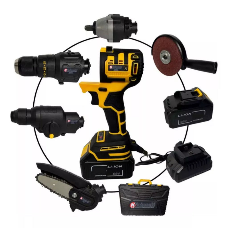 Kit Multi Ferramentas a Bateria - Bivolt 5 em 1