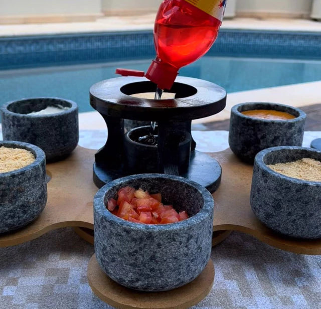 MaxGrill: Kit Churrasco Giratório Completo com Jogo 9 Peças + BRINDE ESPECIAL