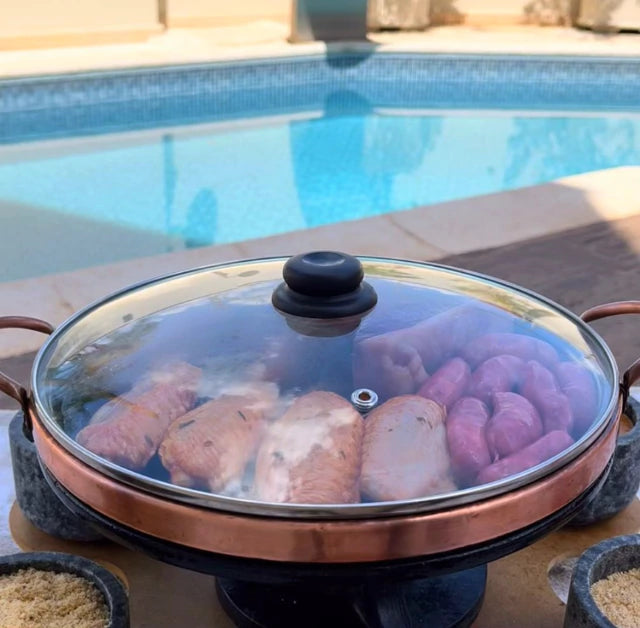 MaxGrill: Kit Churrasco Giratório Completo com Jogo 9 Peças + BRINDE ESPECIAL